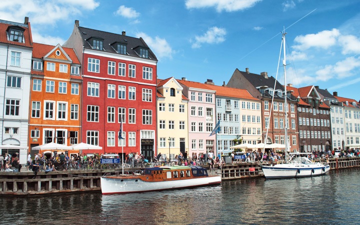 Nyhavn in Copenhagen, Denmark