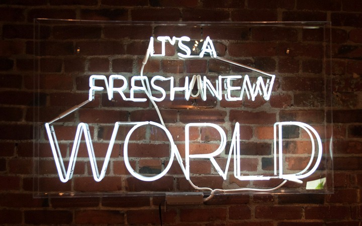 It's a fresh new world