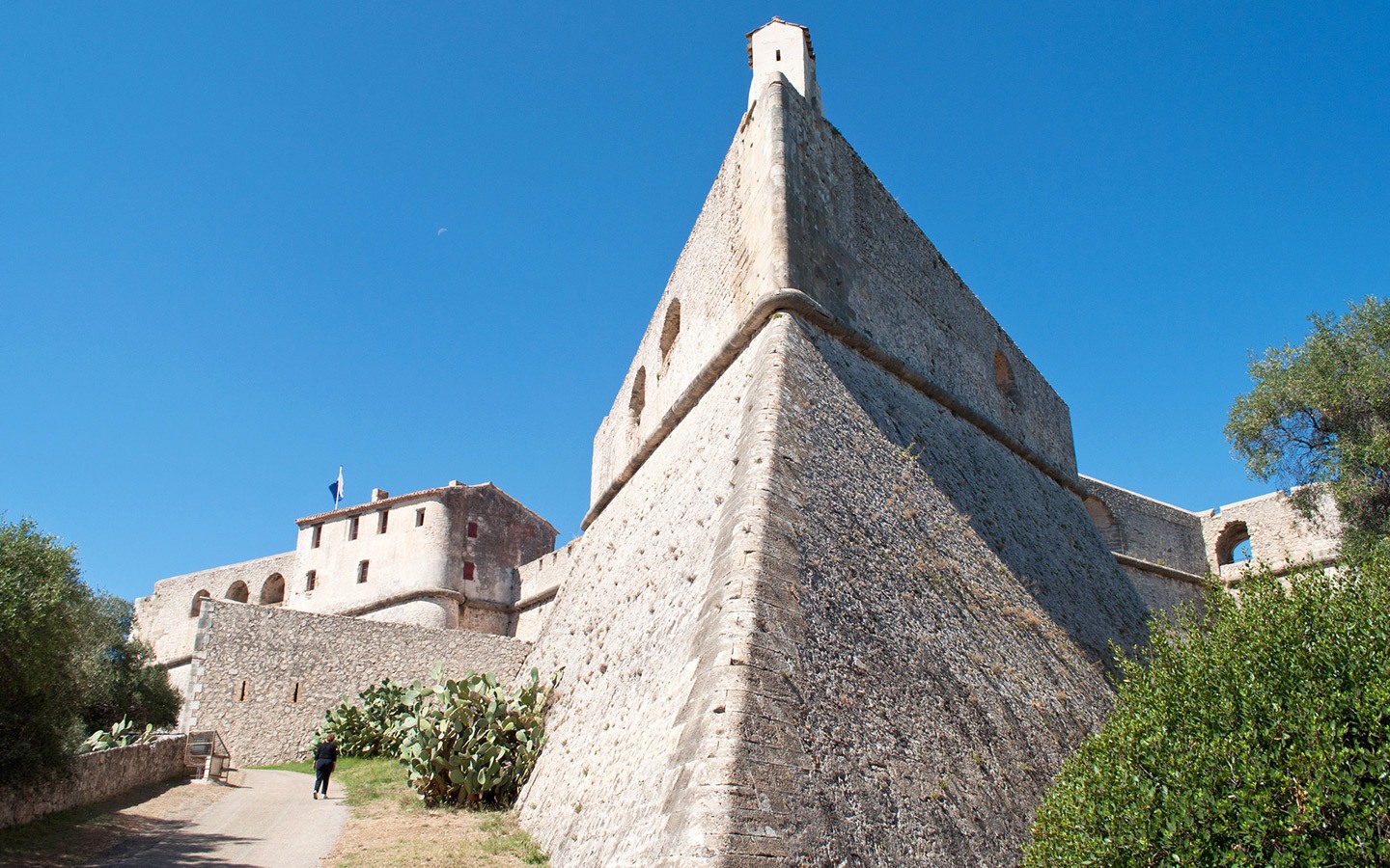 Fort Carré fortress in Antibes, South of France