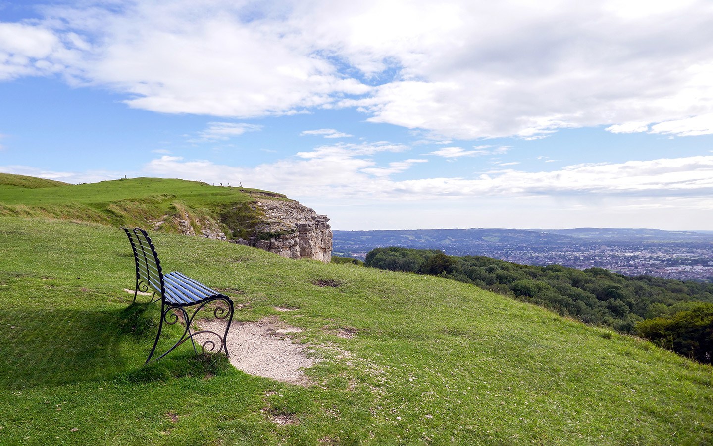 Views from Cleeve Hill outside Cheltenham