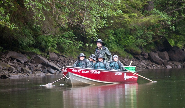 Boat trips from the Great Bear Lodge