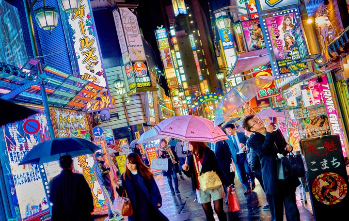 Tokyo bright lights