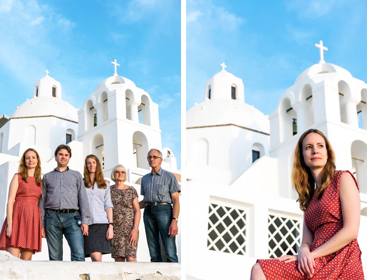 Flytographer photo shoot in Santorini