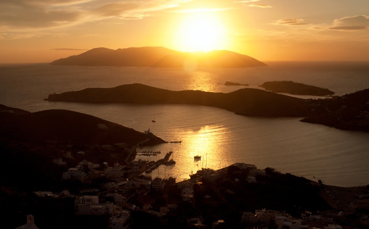 Sunset from Ios Greece