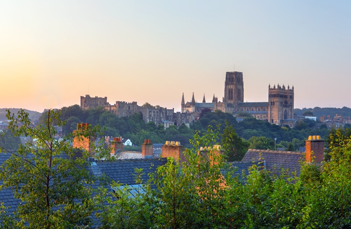 Durham cathedral and Bishop's Palace