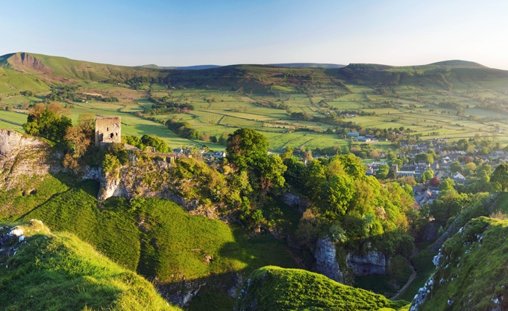 Peveril Castle in the Peak District