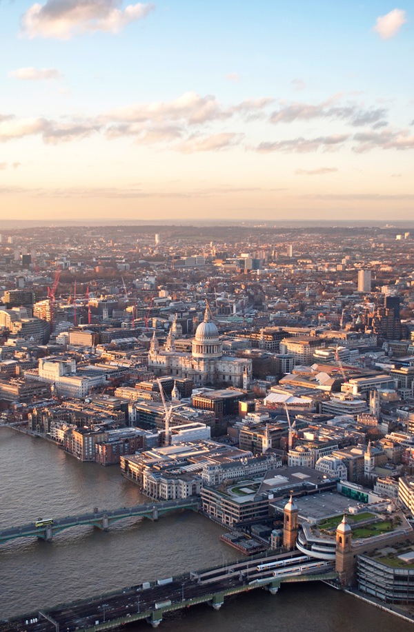 Sunset views from the Shard, London // In pictures – On the Luce travel ...