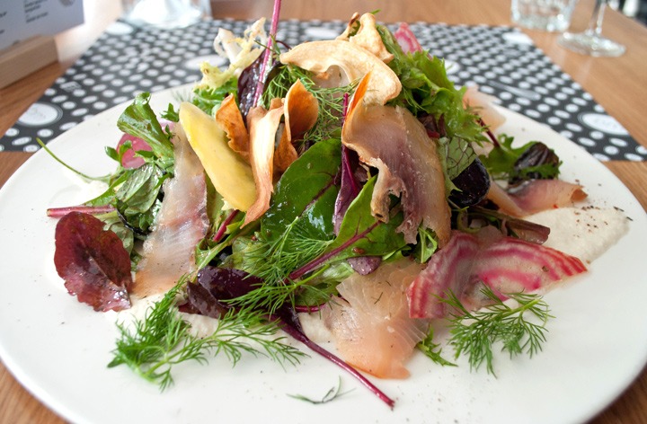 Lake fish in Lausanne