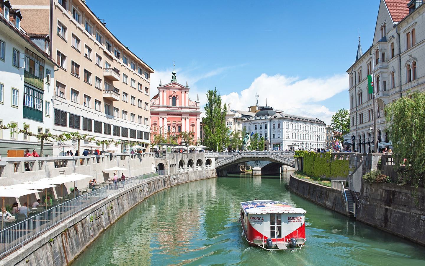 The River Ljubljanica in Ljubljana