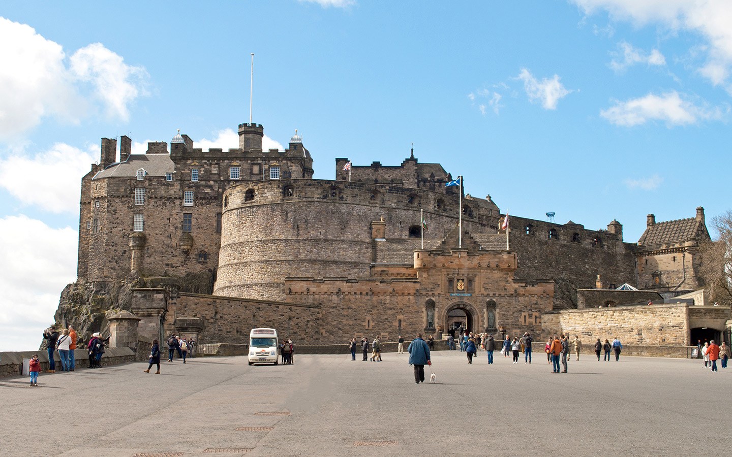 Edinburgh Castle in Scotland