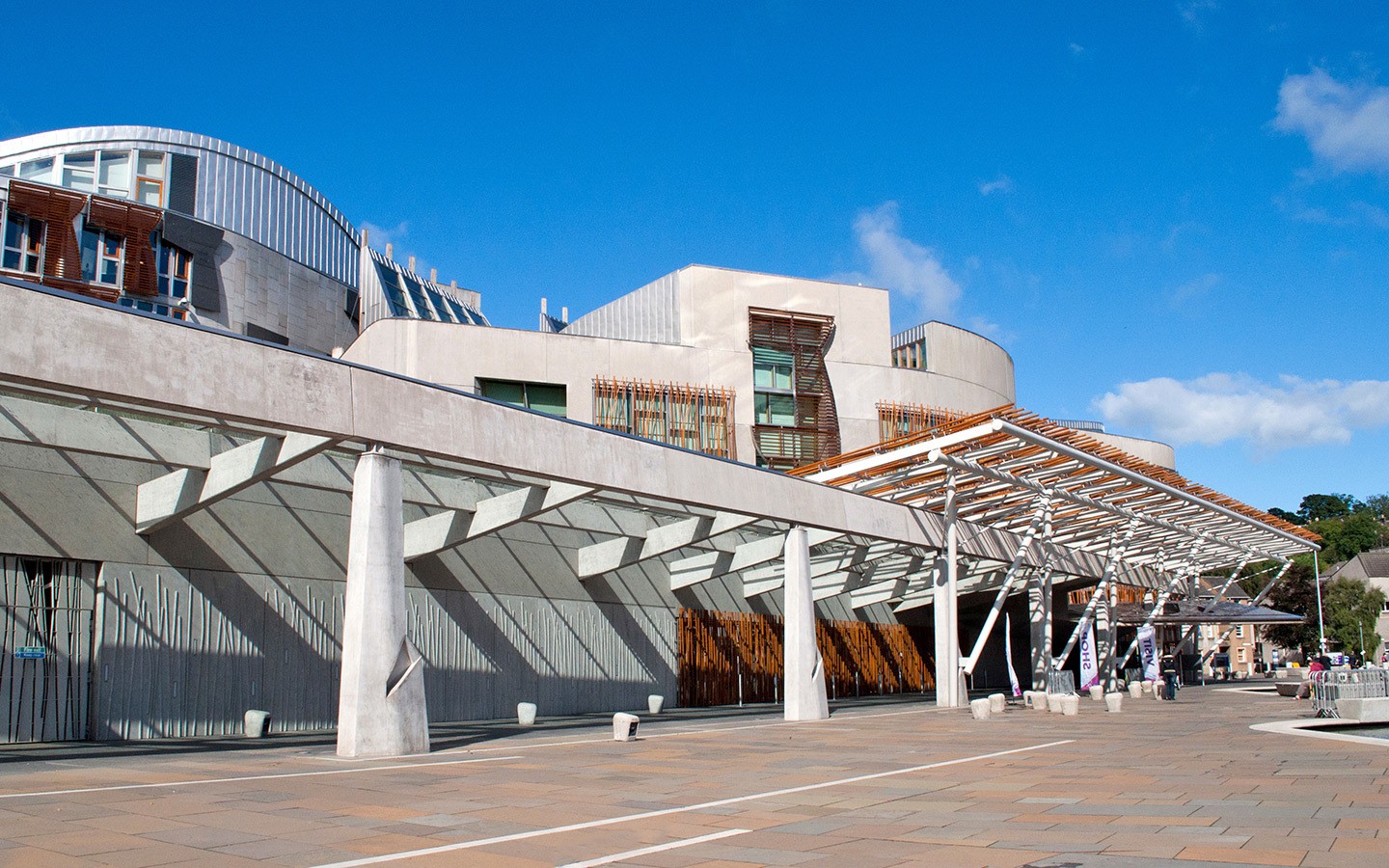 The Scottish Parliament building