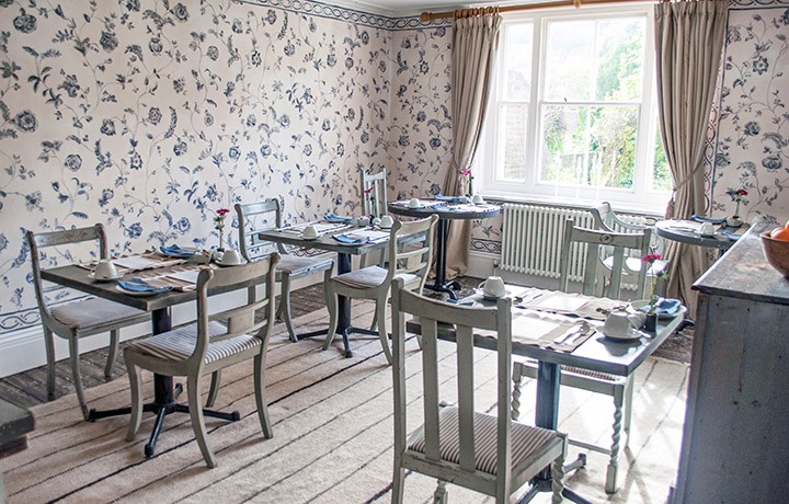 Dining room at the Old Rectory Hastings