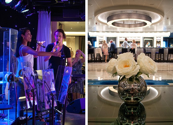 Evenings on board P&O Britannia