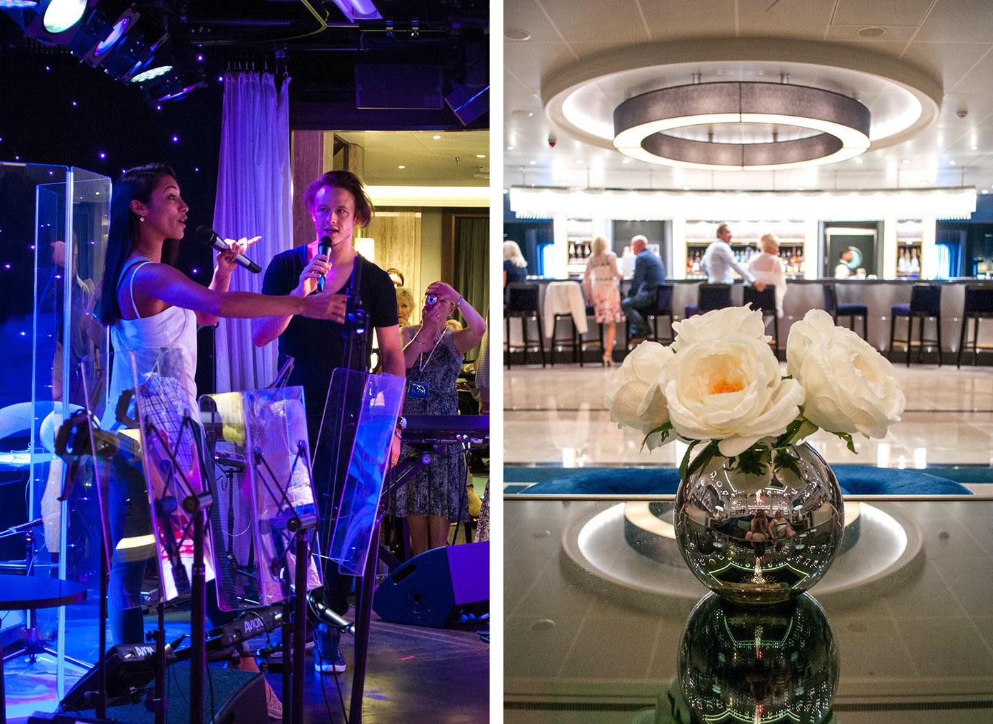 Evenings on board P&O Britannia