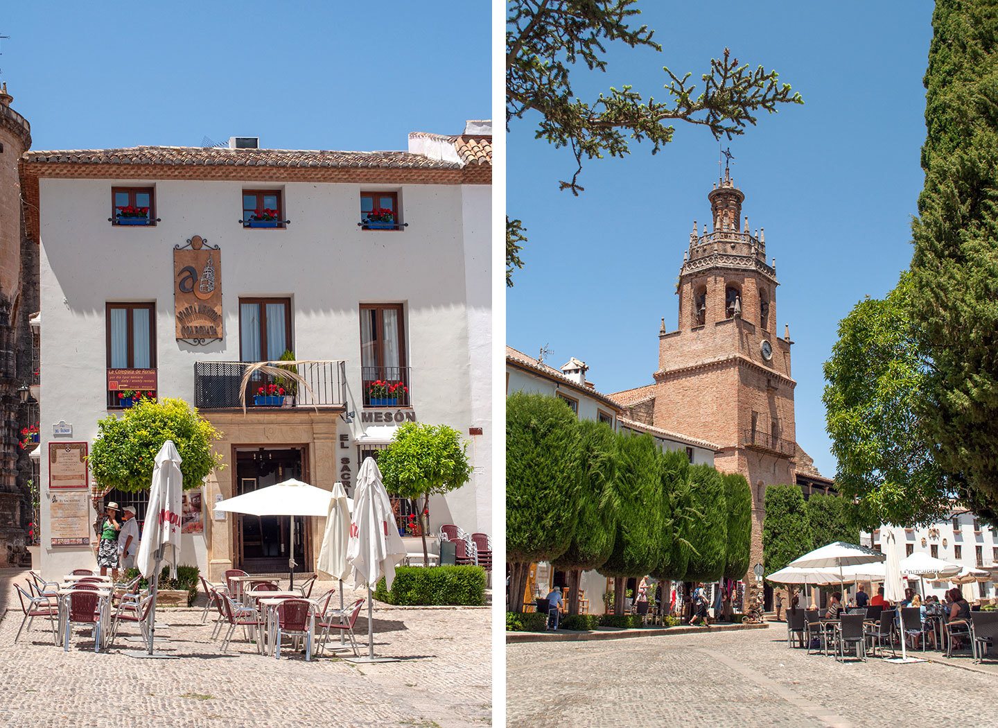 Cafés in Ronda, Spain