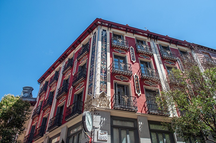 Balconies in Madrid