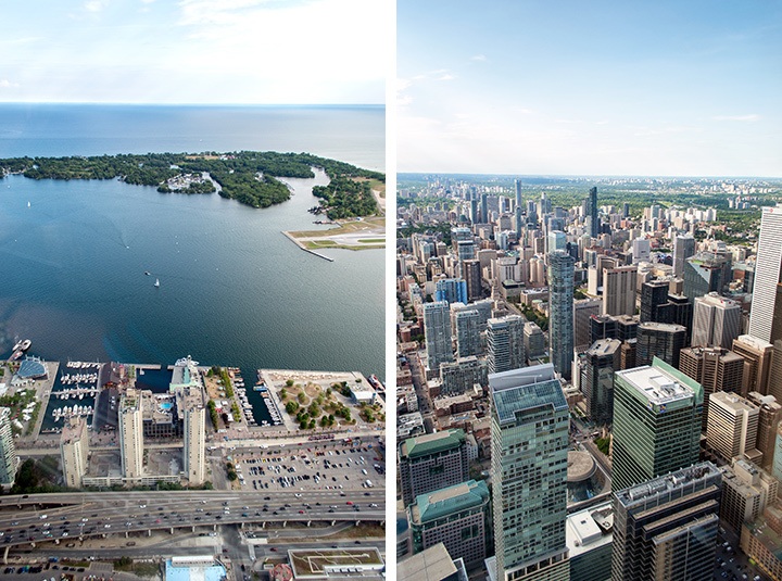 Views from the CN Tower