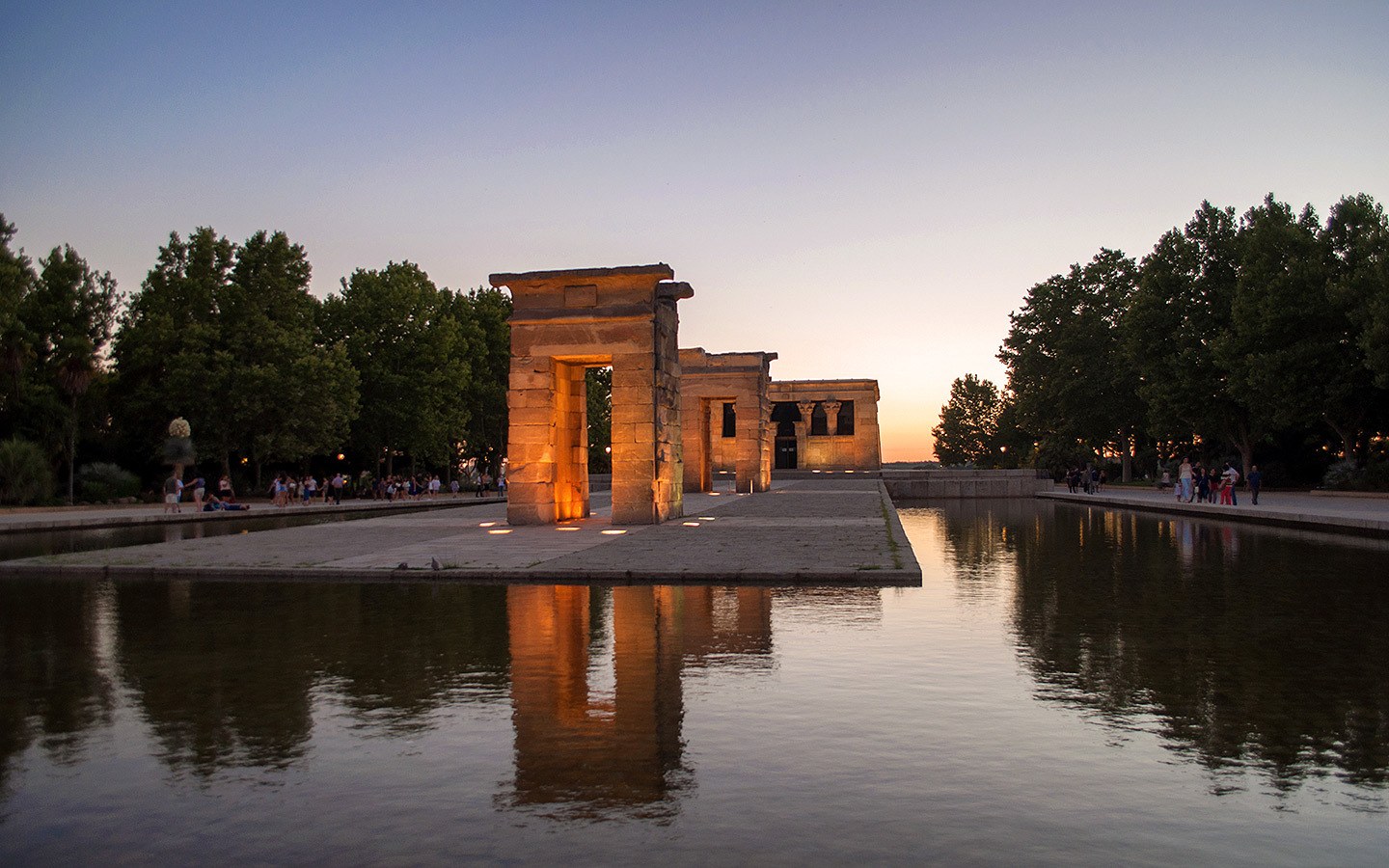 Temple of Debod in Madrid's Parque del Oeste