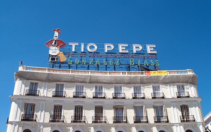 Tio Pepe sign, Madrid