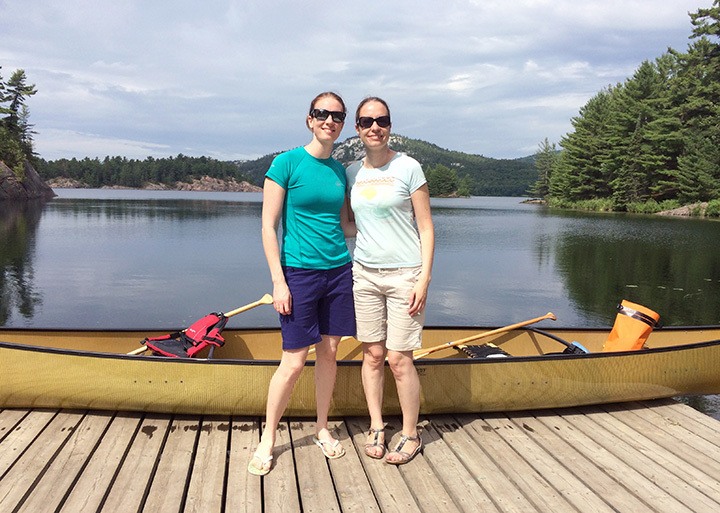 The roadtripping sisters