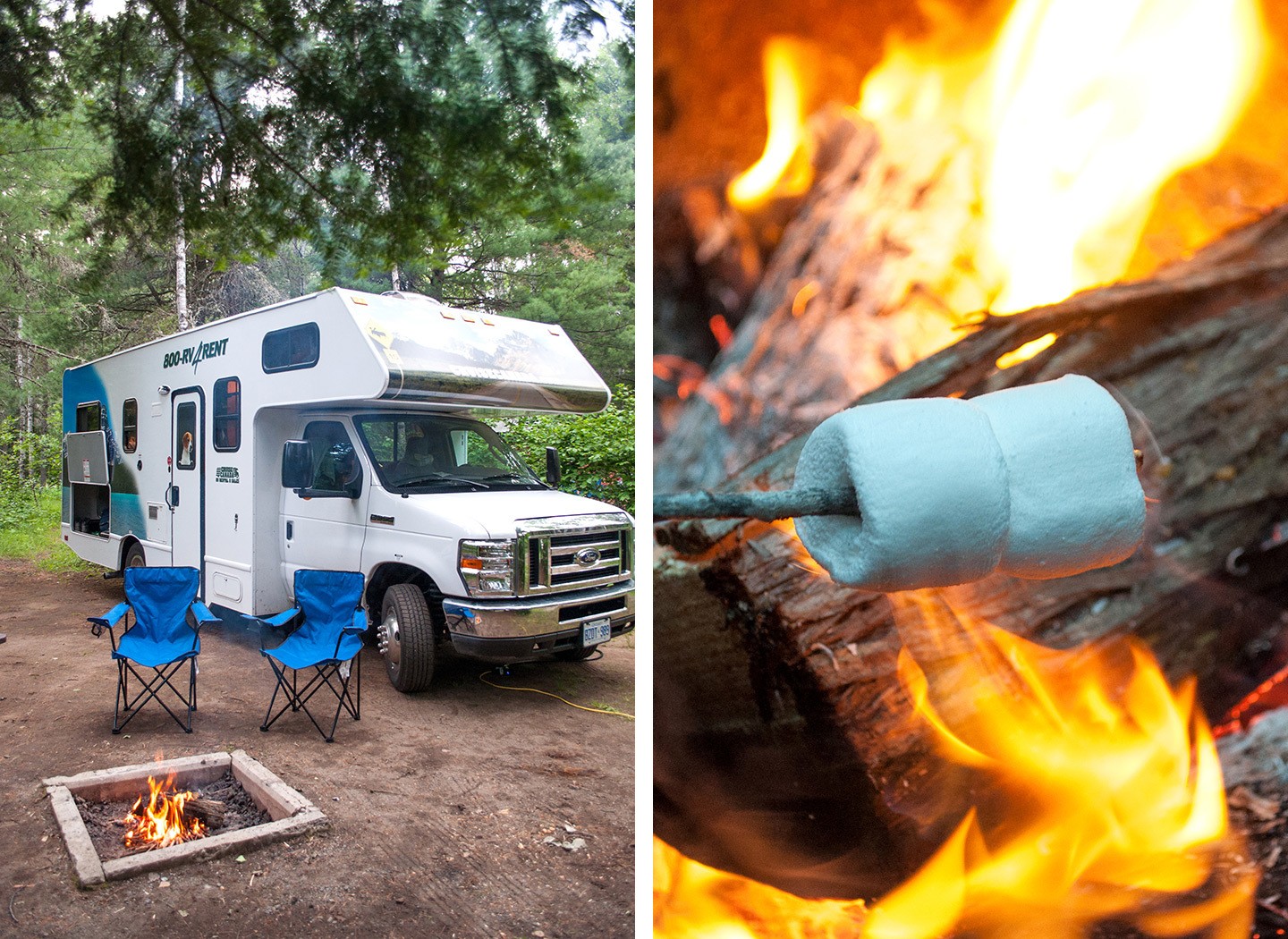 RV camspite campfire