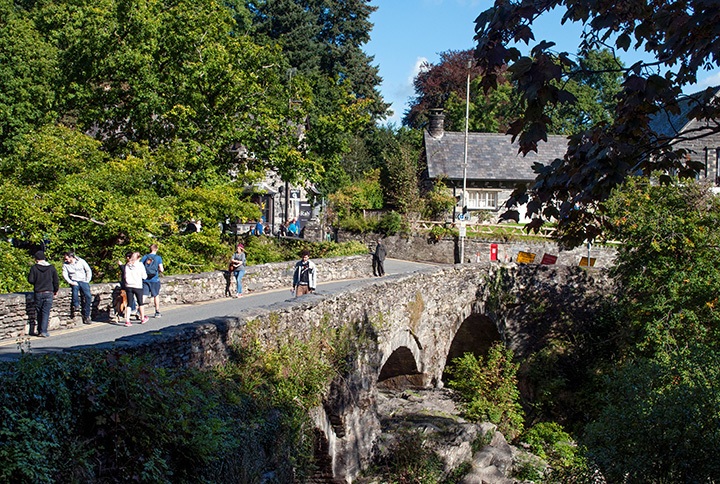 Betws-y-Coed in Snowdonia, Wales