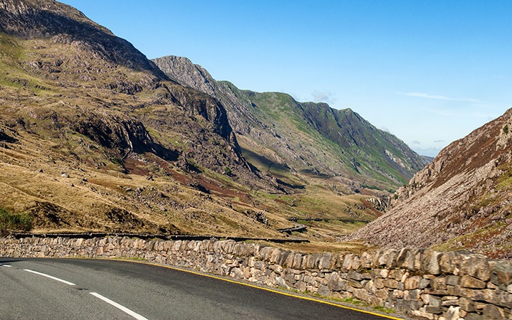 Road to Llanberis Snowdonia
