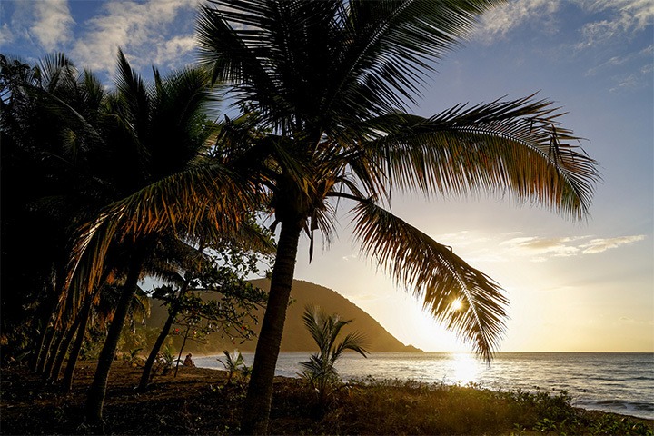 Guadeloupe in the Caribbean
