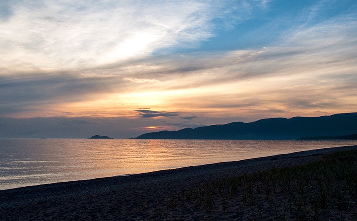 Sunset over Lake Superior