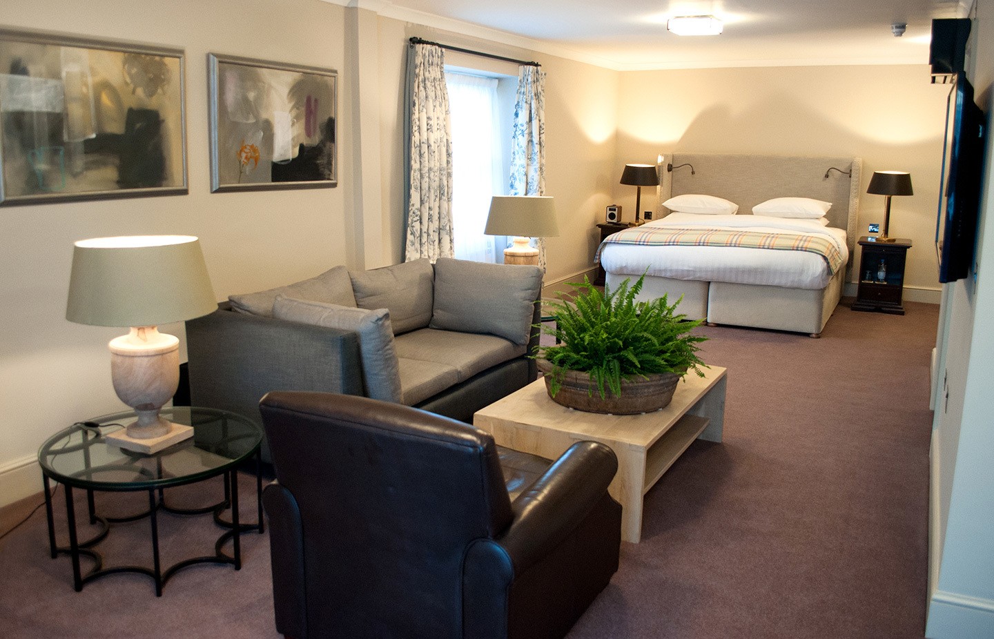 Bedroom at The Angel Abergavenny