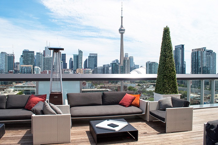 Toronto views from the Thompson Hotel