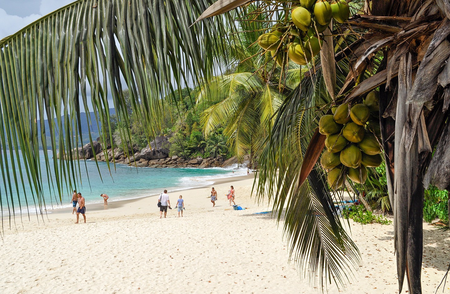 Anse Soliel beach in the Seychelles