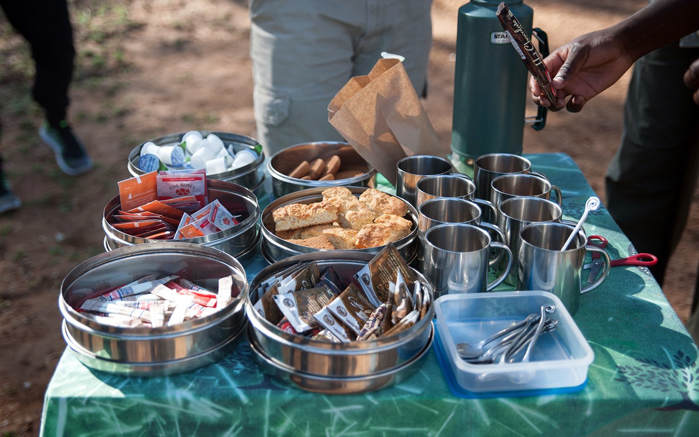 Coffee stop in the bush