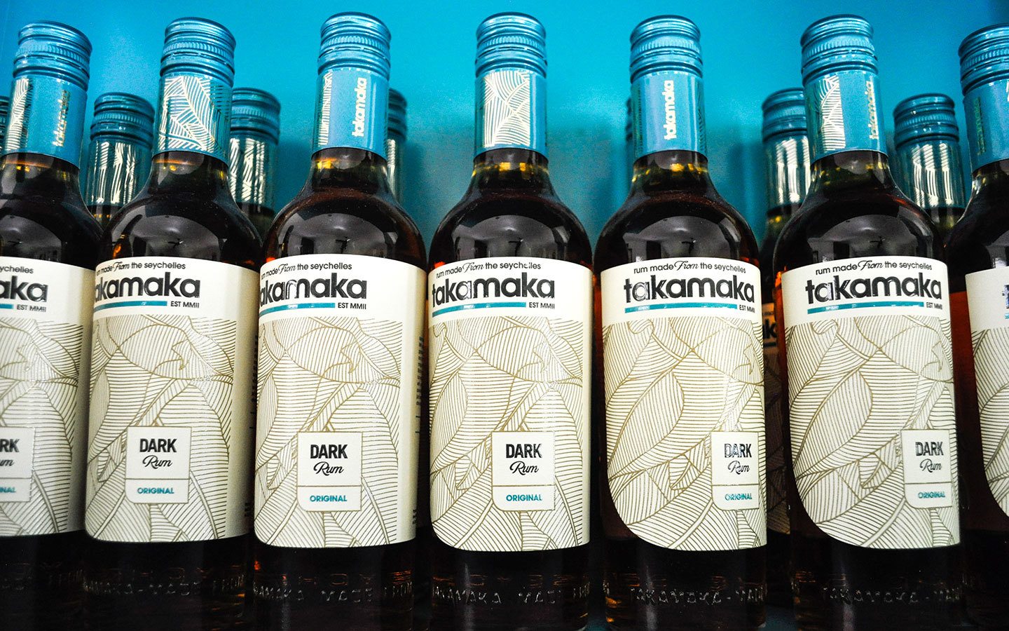 Takamaka rum at the distillery on Mahé island