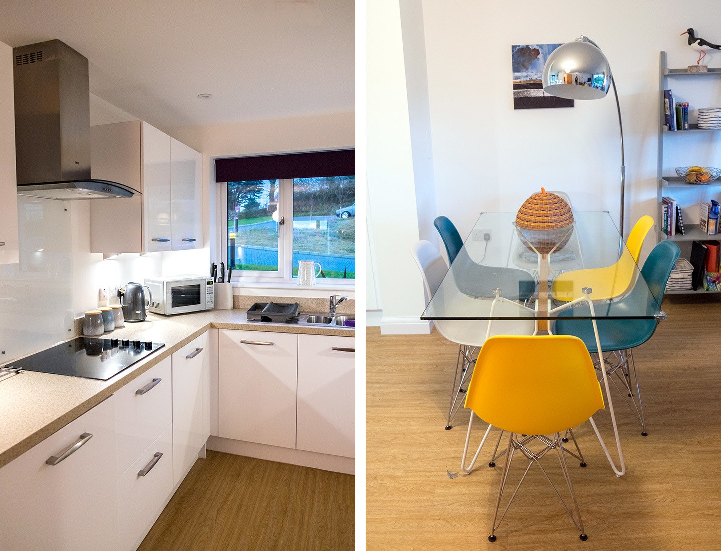 Kitchen in Chy Braya in Falmouth, Cornwall