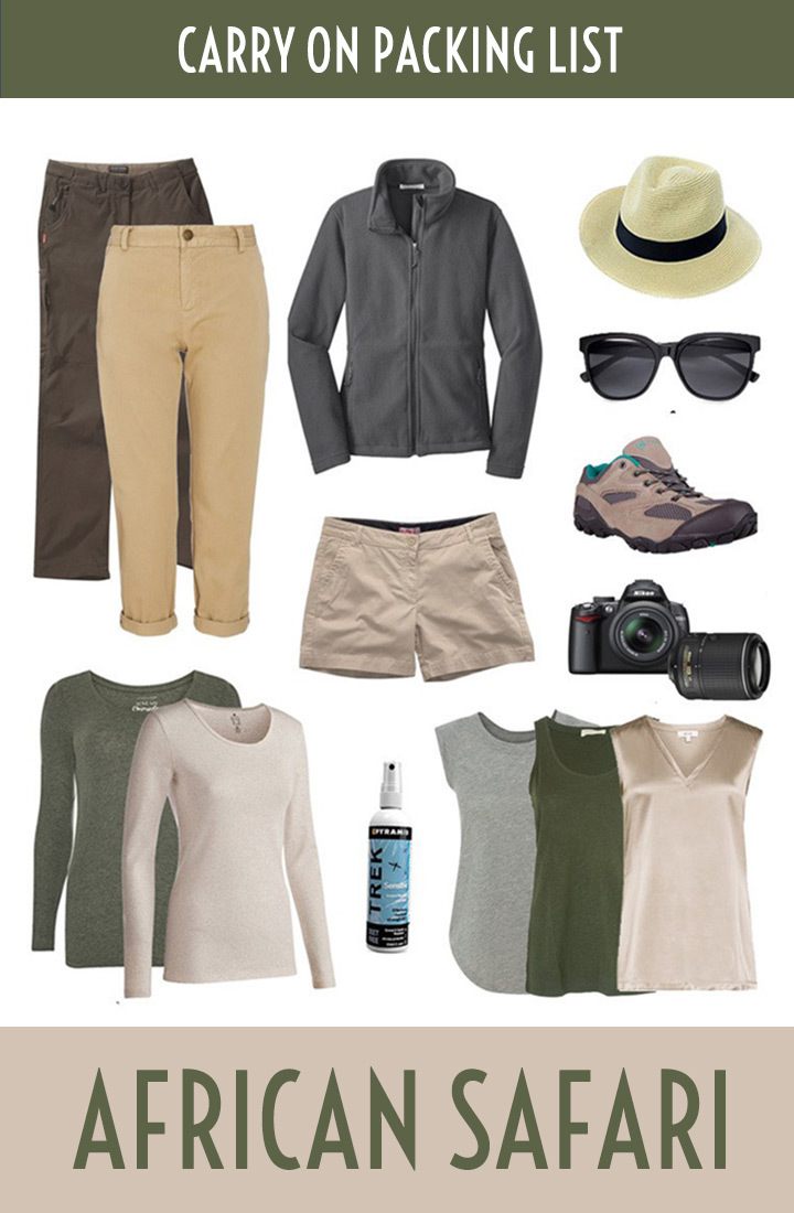 travel packing list what to pack for an african safari on the luce