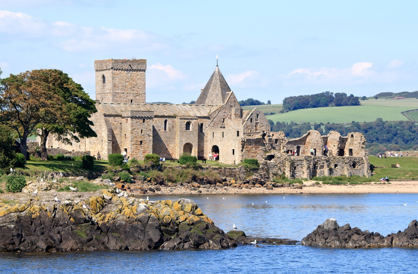 Incholm Island off Edinburgh