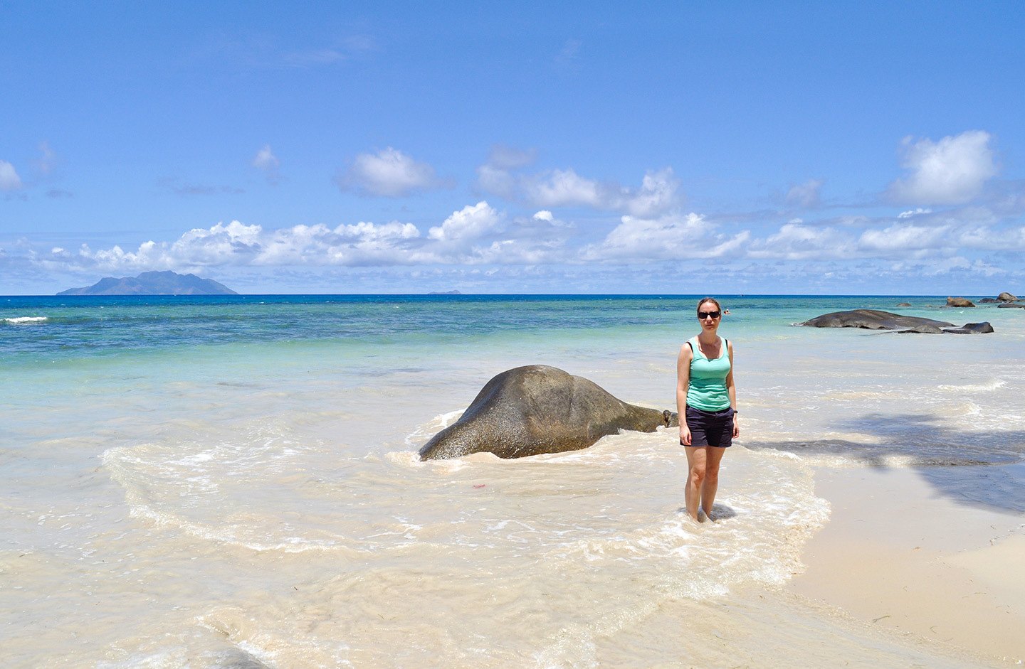Beau Vallon beach in the Seychelles
