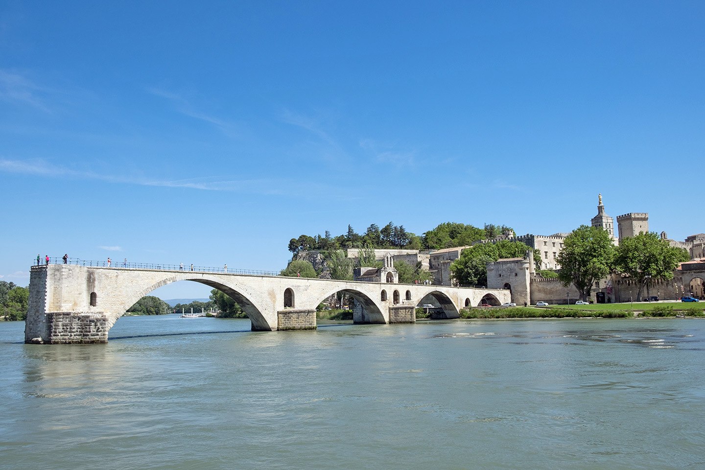 The Pont d'Avignon bridge, South of France