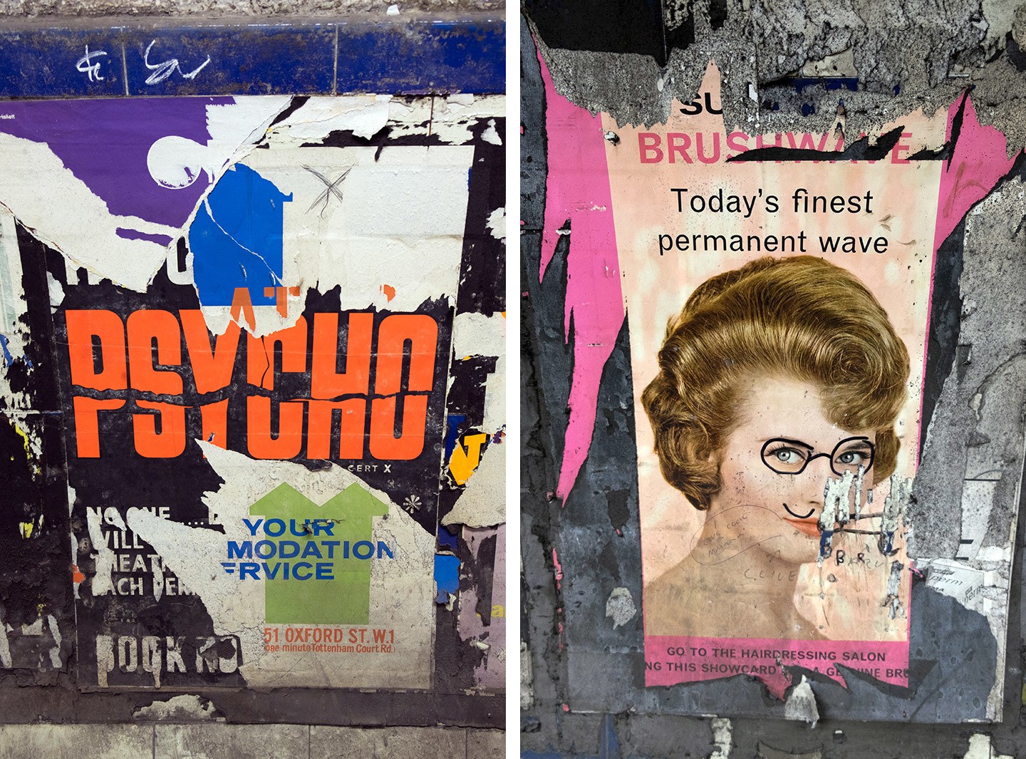 Vintage posters in Euston’s lost tunnels