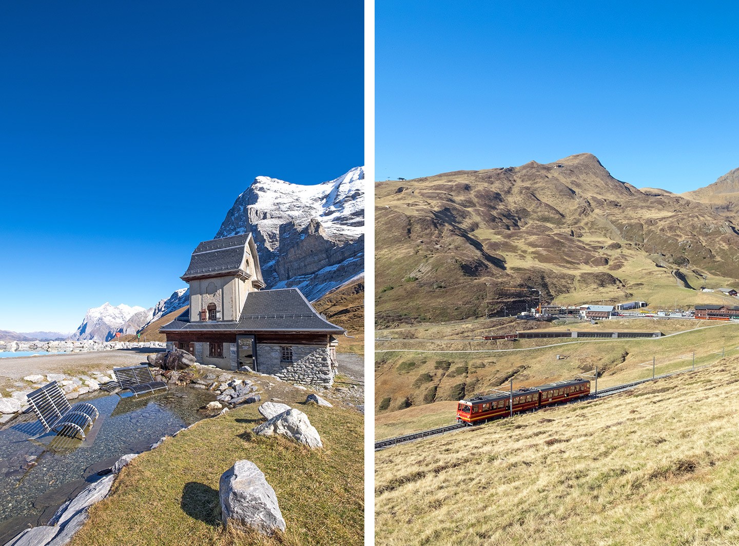 Walking to Kleine Scheidegg, Jungfrau, Switzerland