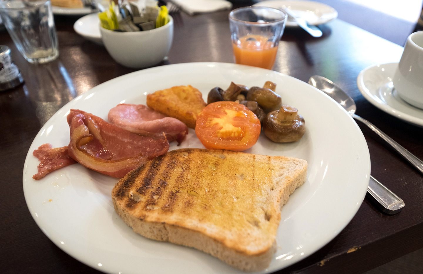 Breakfast at the Best Western Salisbury Red Lion Hotel