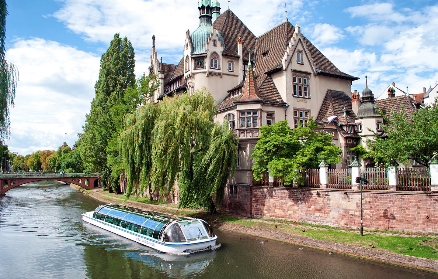 A boat trip on the canals in Strasbourg