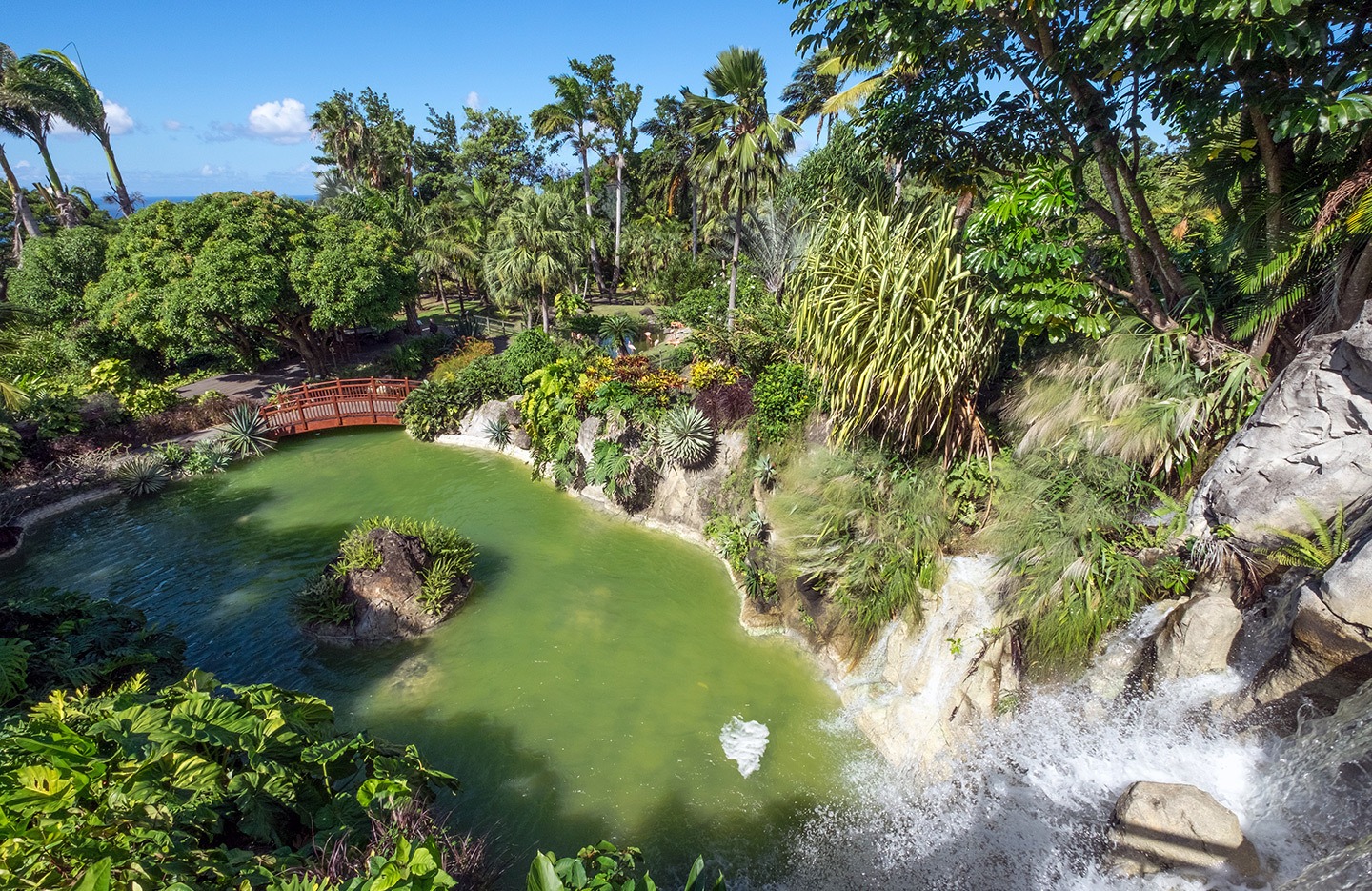 Deshaies' Botanic Gardens, Death in Paradise location Guadeloupe
