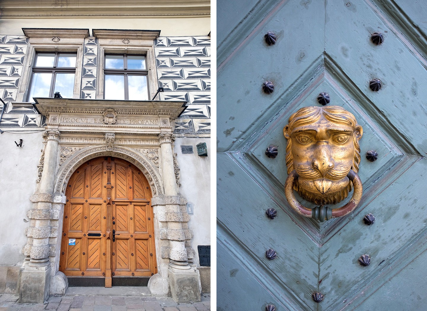 Krakow old town doors