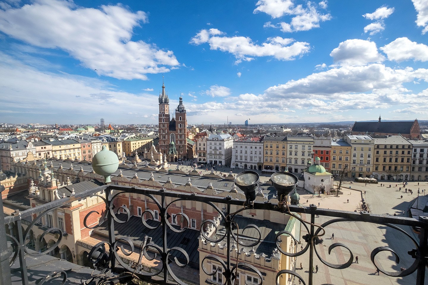 Views of Krakow old town