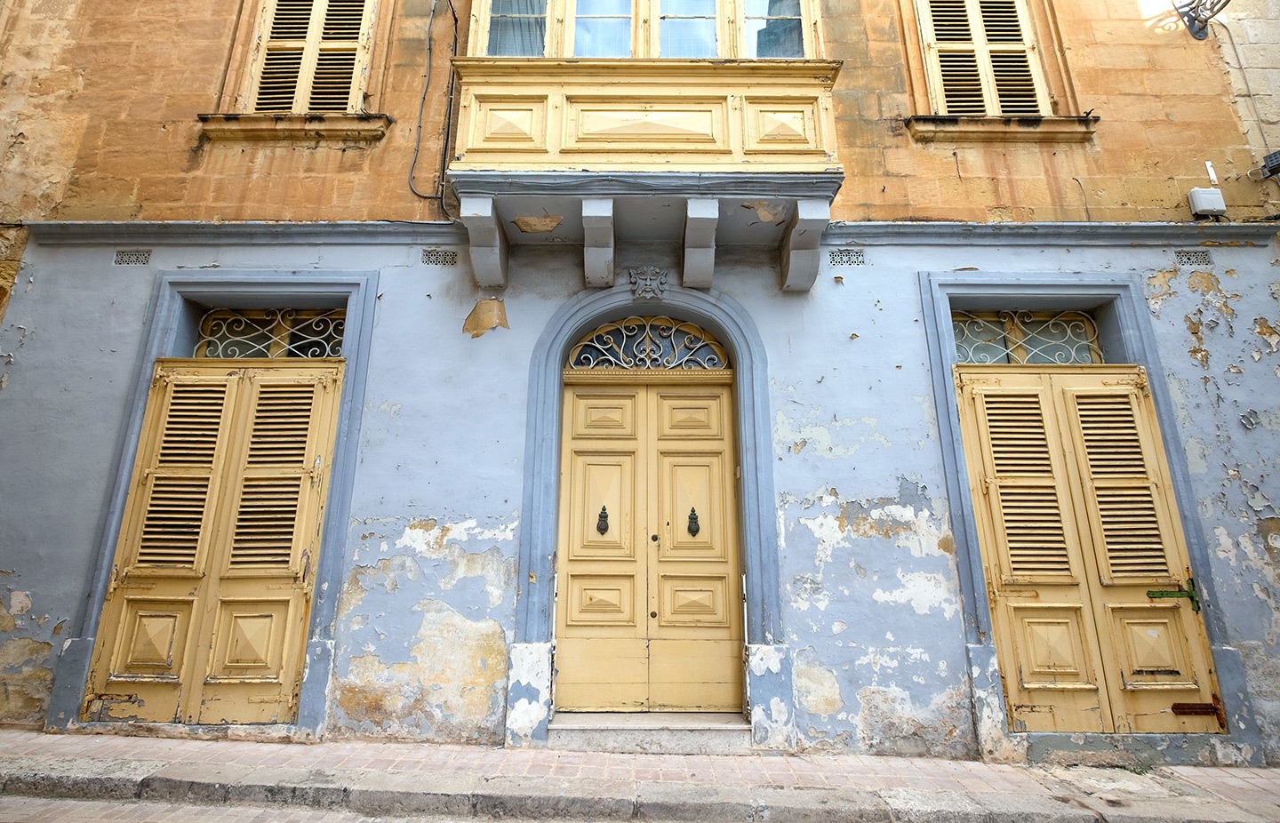 Doors in Vittoriosa in Valletta, Malta