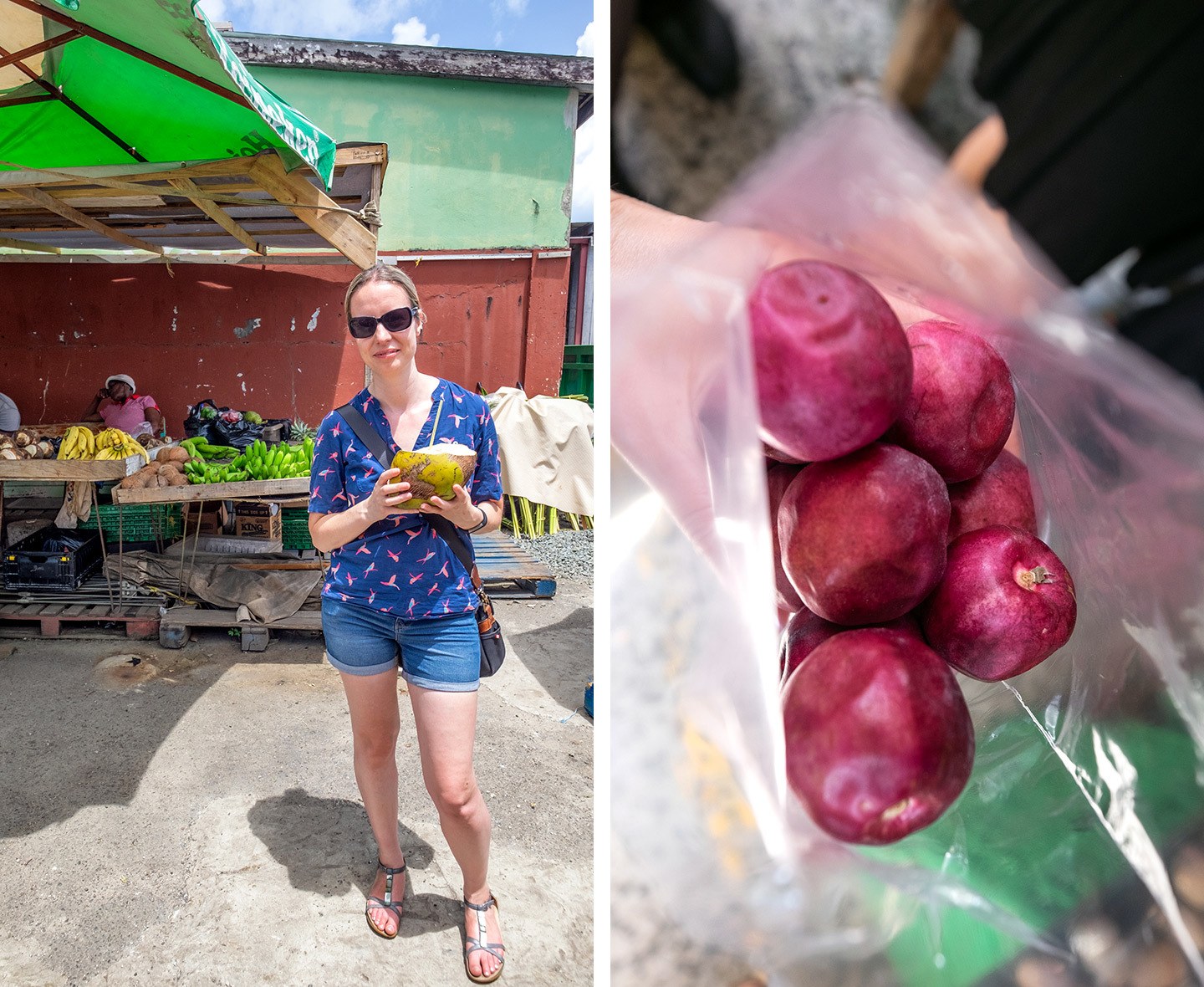 Fruit in the market at Castries, Saint Lucia