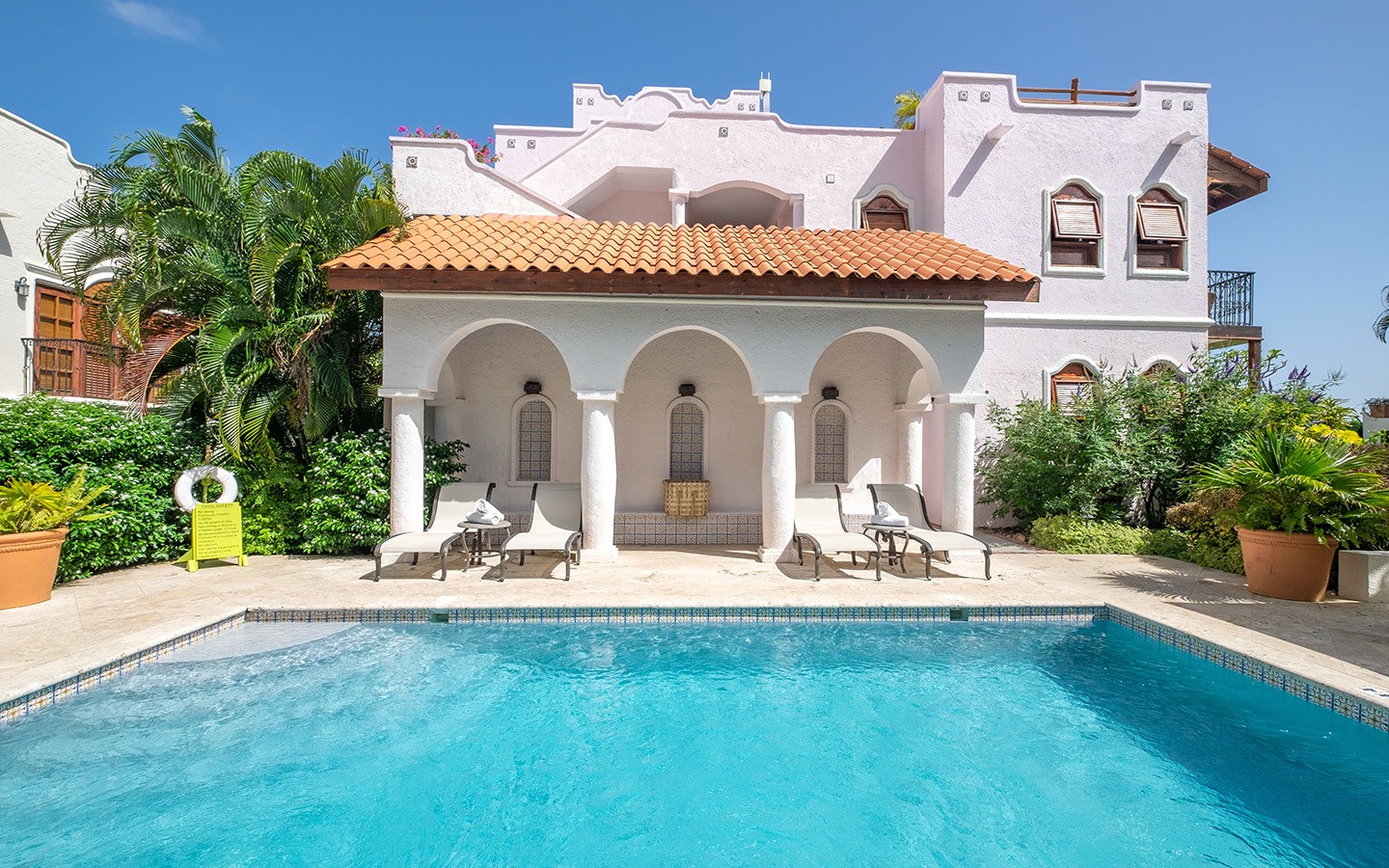 Courtyard pool at Cap Maison, Saint Lucia