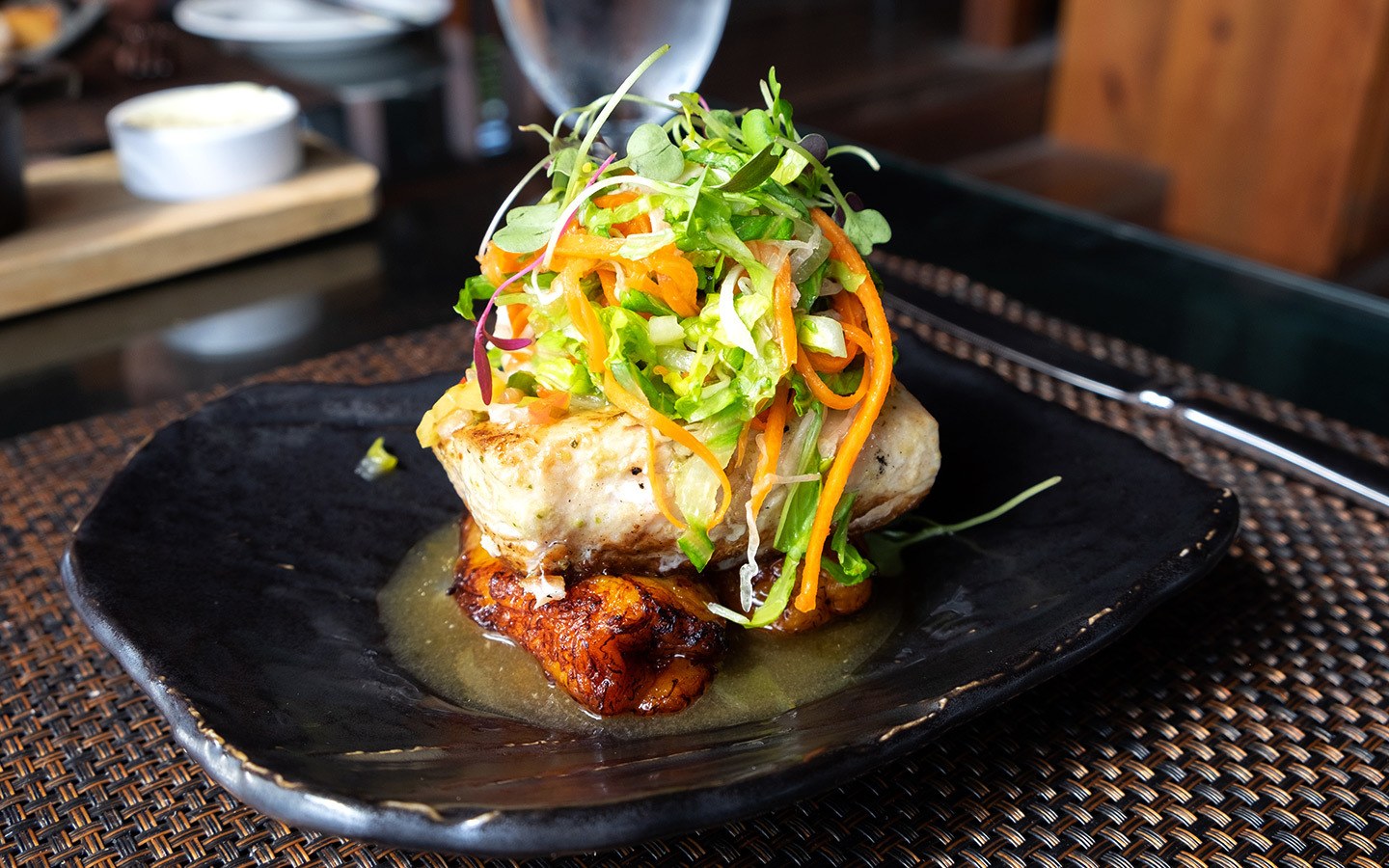 Food at the Cliff at Cap, Cap Maison Saint Lucia